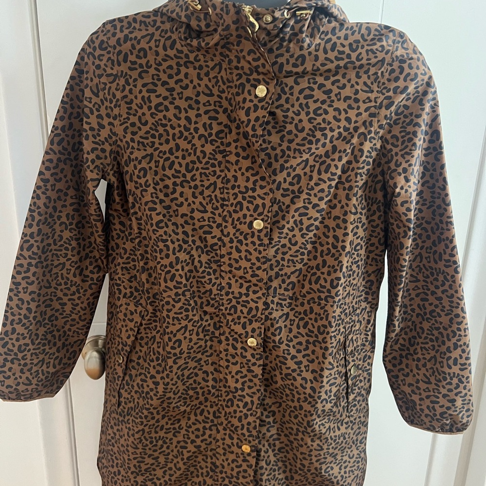 Joules Brown Leopard Print Jacket